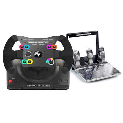 Volante Thrustmaster TS-PC Racer +  Pedalera Thrustmaster T3PA PRO