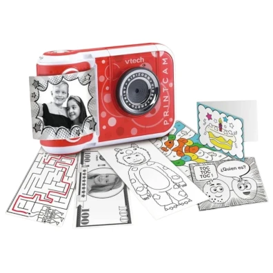 Vtech Kidizoom Print Cam Rojo Cámara para Niños