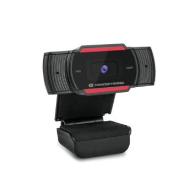 WEBCAM FHD 1080P CONCEPTRONIC AMDIS04 USB FOCO FIJO 3.6MM 30 FPS ÁNGULO VISION 65º MICRÓFONO INTEGRADO