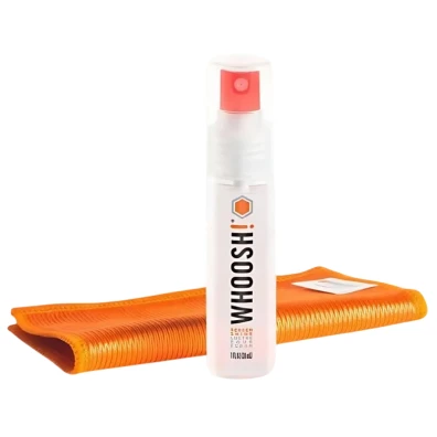 Whoosh! Go 30 ml + Paño de Microfibra - Set de limpieza para Gafas de Realidad Virtual