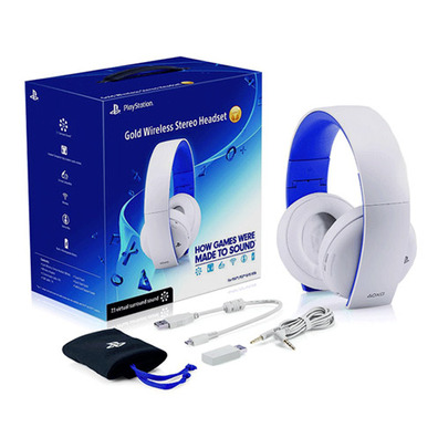 Sony Wireless Stereo Headset Blanco PS4