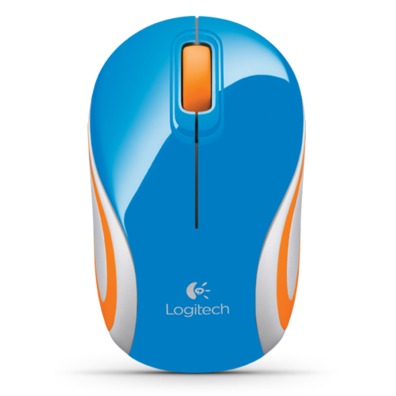 Ratón Logitech Wireless Mini M187 Púrpura