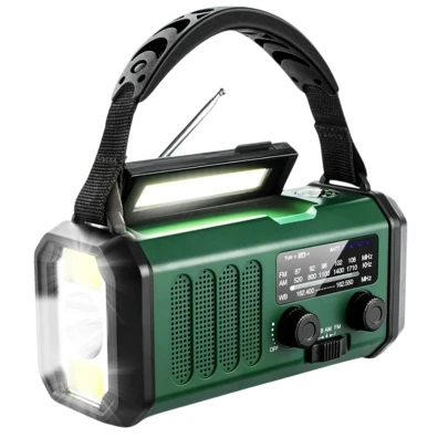 Radio de Emergencia E30 10000 mAh Verde