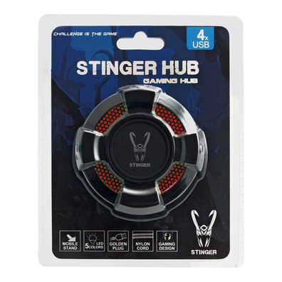 Woxter Stinger USB Hub Rojo