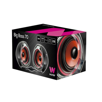 Woxter USB Big Bass 70 Rojo