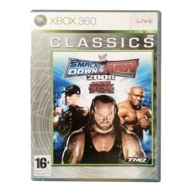 WWE SmackDown Vs Raw 2008 Xbox 360 Classics