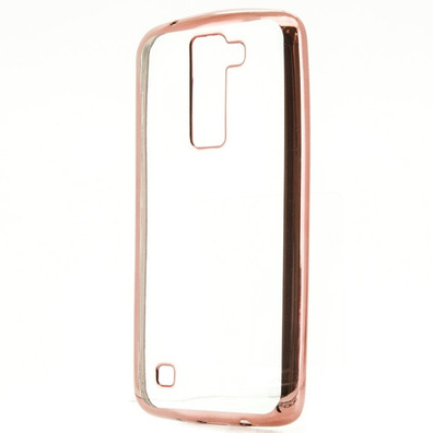 Funda TPU Metal LG K8 Rosa