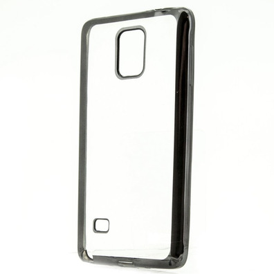 Funda TPU Metal Samsung Galaxy Note 4 Negro X-One
