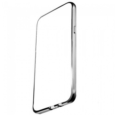Funda TPU Metal Samsung Galaxy S7 Edge Plata X-One