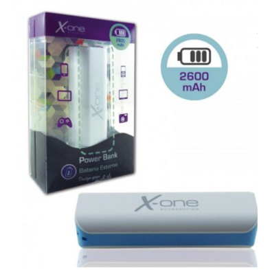 X-One PowerBank 2600mAh Azul