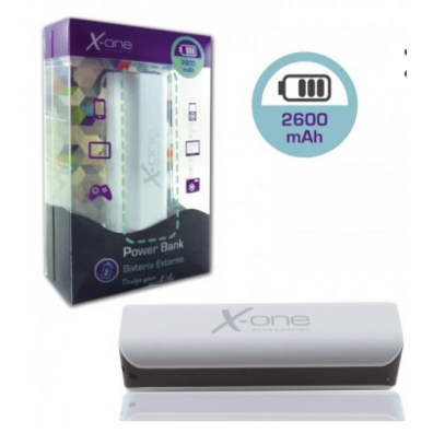 X-One PowerBank 2600mAh Negro