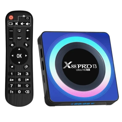 X88 PRO 13 Android TV Caja Acrílica 4GB/64GB - Android 13