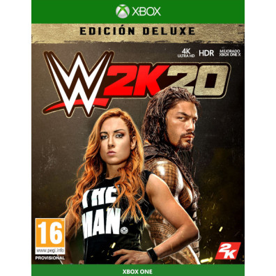 WWE 2K20 DELUXE con DLC Bonus - Juego de Lucha Virtual