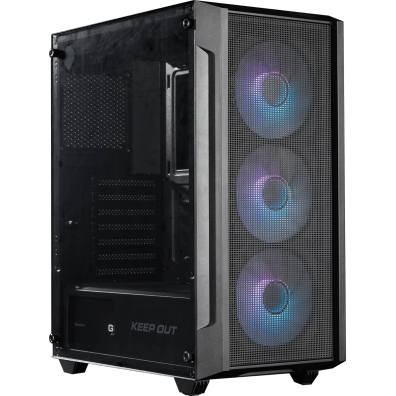 CAJA SEMITORRE KEEPOUT ATX XC-200 MESH RGB