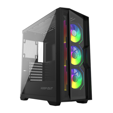 CAJA TORRE E-ATX XC-500 GLASS ARGB - KEEPOUT