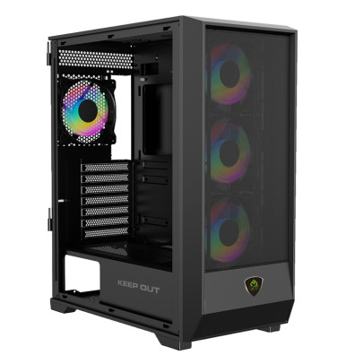CAJA ATX KEEP OUT XC-501 MESH con USB3.0 y USB-C - COLOR - KEEPOUT