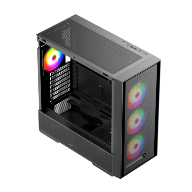 CAJA SEMITORRE ATX KEEPOUT XC-805 MESH ARGB