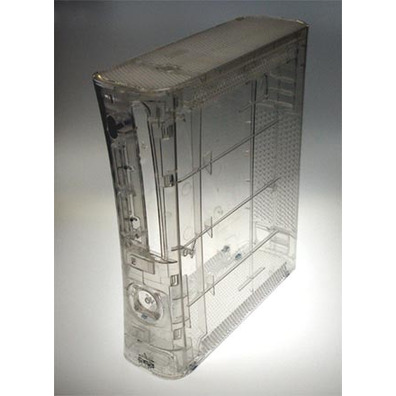 Carcasa Completa XCM Xbox 360 Diamond Clear con HDMI