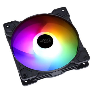VENTILADOR INTERNO RGB Keep Out XFC-120F 120mm 4 PIN Molex Color Negro