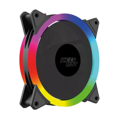 VENTILADOR INTERNO Keep Out XFC-120SR ARGB 120mm Negro - 4 PIN PWM