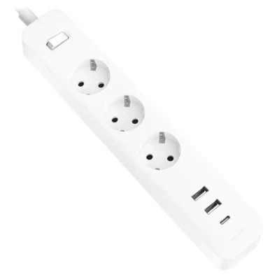 Xiaomi 20W Power Strip Regleta de enchufes con USB - EU