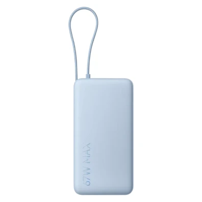 Xiaomi 67W Power Bank 20000 Azul Hielo con Cable Integrado