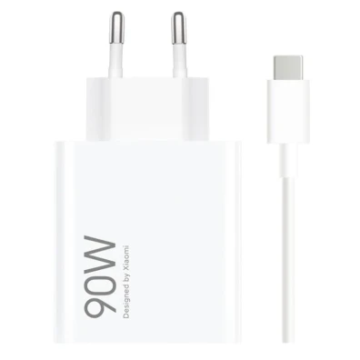 Cargador Xiaomi 90W HyperCharge Combo USB Tipo-A + Cable USB-C de 1m - Carga Rápida