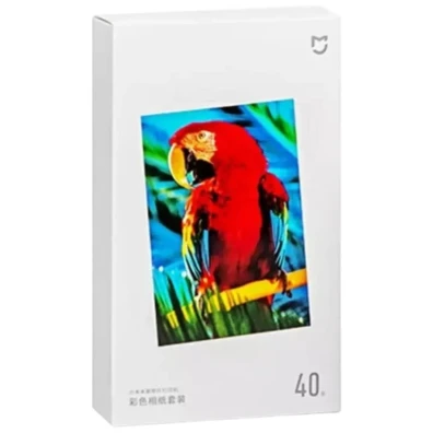 Xiaomi Papel Fotográfico Instantáneo - 40 Hojas, Xiaomi 1S Set