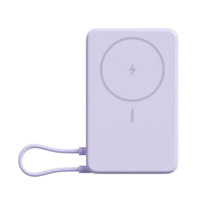Xiaomi Power Bank Magnetic 10000 33W con Soporte Integrado - Violeta