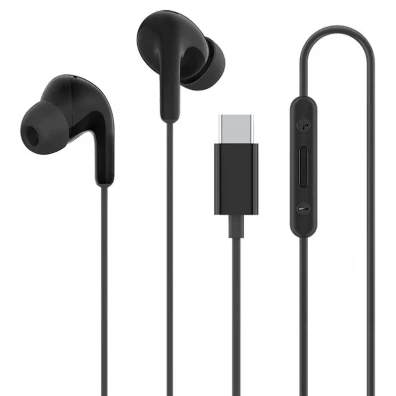 Xiaomi Type-C Earphones Negro con Conector USB Tipo C