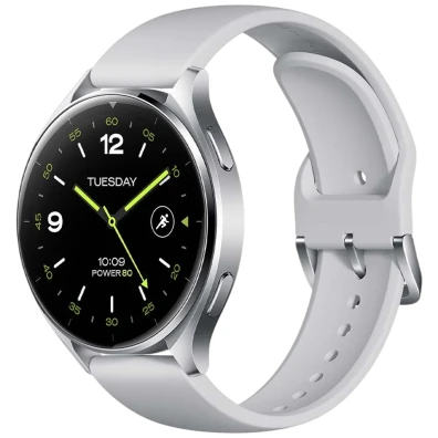 Xiaomi Watch 2 Plata - Reloj inteligente NFC y GPS