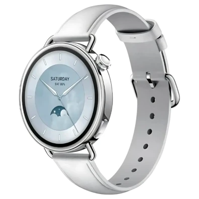 Xiaomi Watch S4 41mm Correa de Cuero Blanco