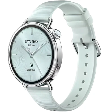 Xiaomi Watch S4 41mm Verde Menta con Correa de Caucho Fluorado