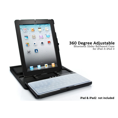 Adjustable Bluetooth QWERTY Keyboard for iPad / iPad 2