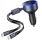 Cargador de Coche Vention FFOB0/ 1xUSB Tipo-C Macho/ 1xUSB Tipo-C hembra/ 1xLightning Macho