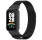 Correa Milanesa Magnética Xiaomi Mi Smart Band 9 Active y Redmi Smart Band 3 Negra