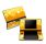 Skin Retro Orange Flowers Nintendo DSi XL