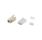 Kit 100 Conectores RJ45 Equip Cat 6A con Capuchón y Guía