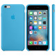 FUNDA APPLE IPHONE 6S PLUS SILICONA AZUL