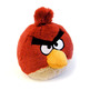 Angry Birds - Peluche color Rojo 12 cm con sonido