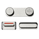 Repuesto Button Set para iPhone 5S / SE Plata