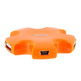 Star Hub 4 Puertos USB Naranja