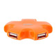 Star Hub 4 Puertos USB Naranja