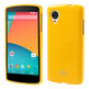 Carcasa TPU para LG Google Nexus 5 Amarillo