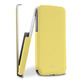 Funda Flip Cover para iPhone 5C Puro Amarillo