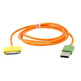 Cable de recarga USB Naranja para iPad/iPhone/iTouch/iPod