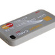 Credit Card Design Rubber Open-face for iPhone 4G/4S (Silver)