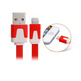 Cable de transferencia/recarga iPhone 5 Rojo