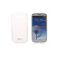 Carcasa ultrafina para Samsung Galaxy S III (Blanco transparente