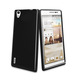 Funda Minigel Negra Humo Huawei Ascend P7 Muvit